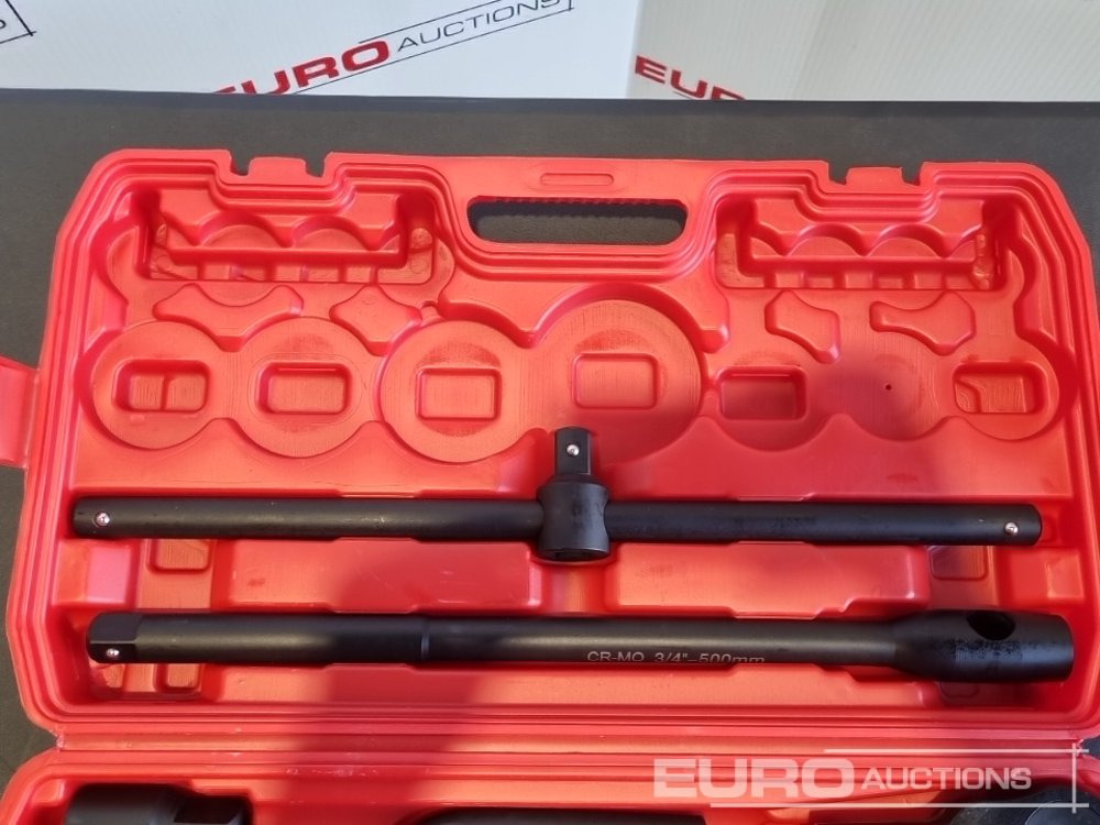 Unused 2025 Boss 3/4" 26pc Heavy Duty Pneumatic Socket Set, 4" Connecting Rod, 8" Connecting Rod Quick Ratchet Wrench, 20" Sliding Road, L Handle Sliding Head Extension Bar - Garage & Verkstadsutrustning: bild 5 Unused 2025 Boss 3/4" 26pc Heavy Duty Pneumatic Socket Set, 4" Connecting Rod, 8" Connecting Rod Quick Ratchet Wrench, 20" Sliding Road, L Handle Sliding Head Extension Bar - Garage & Verkstadsutrustning: bild 5