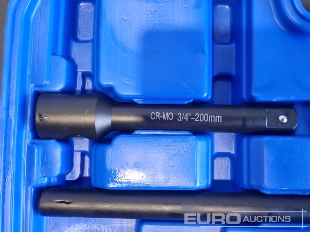 Unused 2025 Boss 3/4" 30pc Heavy Duty Pneumatic Socket Set, 4" Connecting Rod, 8" Connecting Rod, Ratchet Wrench, 20" Sliding Rod, 18" Bending Rod Universal Coupling, Adapter1-3/4" - Garage & Verkstadsutrustning: bild 5 Unused 2025 Boss 3/4" 30pc Heavy Duty Pneumatic Socket Set, 4" Connecting Rod, 8" Connecting Rod, Ratchet Wrench, 20" Sliding Rod, 18" Bending Rod Universal Coupling, Adapter1-3/4" - Garage & Verkstadsutrustning: bild 5