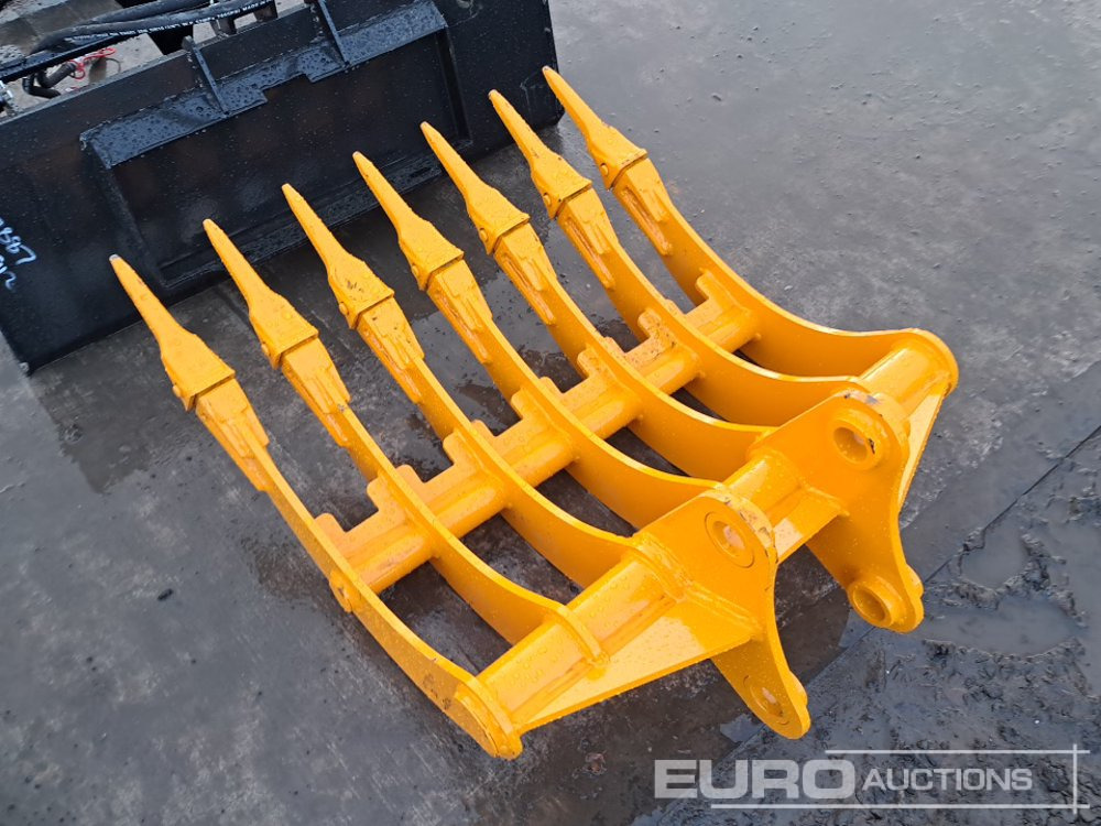 Unused 2025 GIYI 32" Rake 45mm Pin to suit 4-6 Ton Excavator - Skopa: bild 2 Unused 2025 GIYI 32" Rake 45mm Pin to suit 4-6 Ton Excavator - Skopa: bild 2