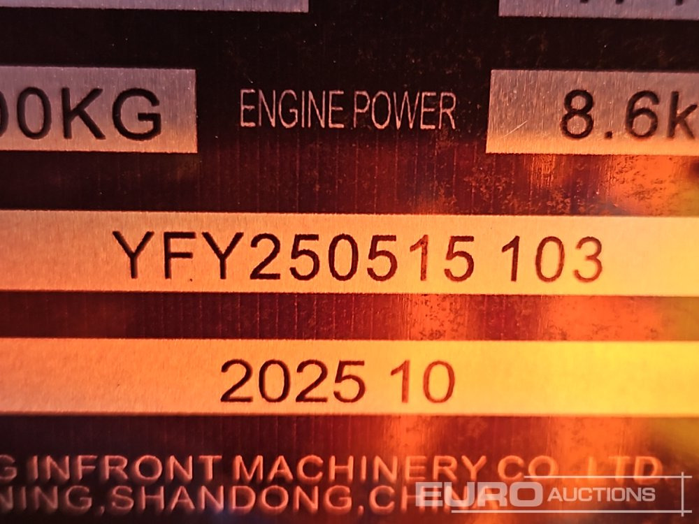Unused 2025 Infront YF480 - Kompaktlastare/ Slirstyrda lastare: bild 2 Unused 2025 Infront YF480 - Kompaktlastare/ Slirstyrda lastare: bild 2