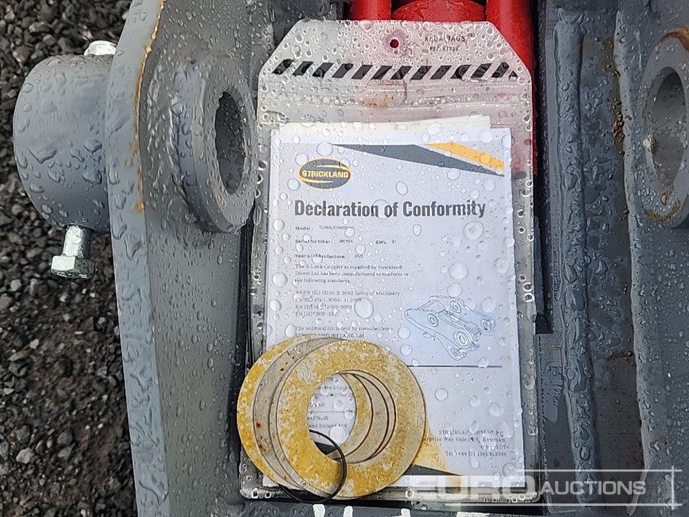 Redskapsfäste Unused 2025 Strickland Hydraulic Quick Hitch, 50mm Pin to suit 6-8 Ton Excavator: bild 10 Redskapsfäste Unused 2025 Strickland Hydraulic Quick Hitch, 50mm Pin to suit 6-8 Ton Excavator: bild 10