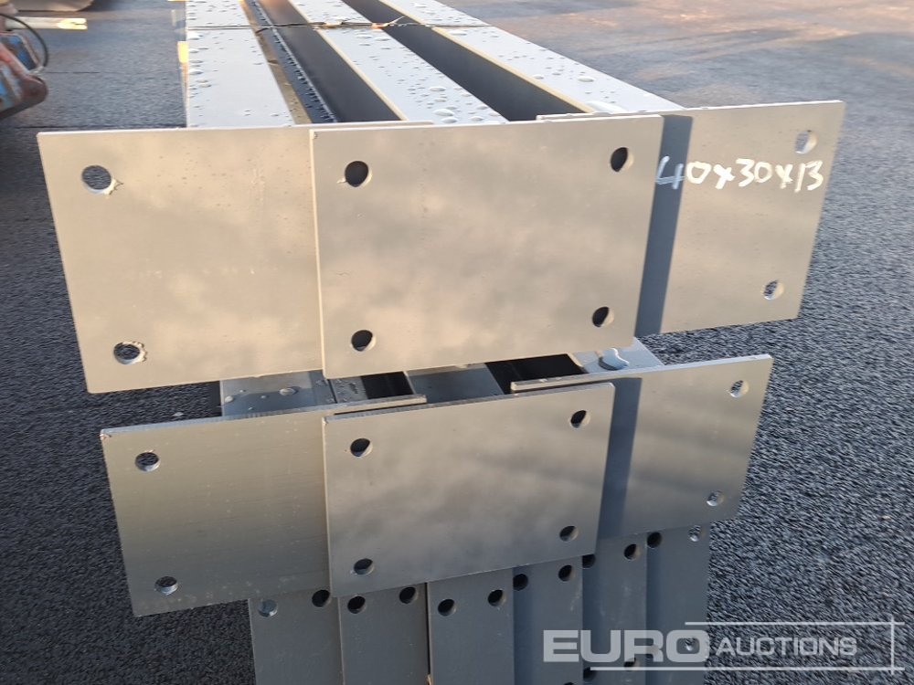 Unused 40' x 30' x 13' Steel Frame Building, 12.5 Roof Pitch, Purlin Cleats - Container hus: bild 5 Unused 40' x 30' x 13' Steel Frame Building, 12.5 Roof Pitch, Purlin Cleats - Container hus: bild 5