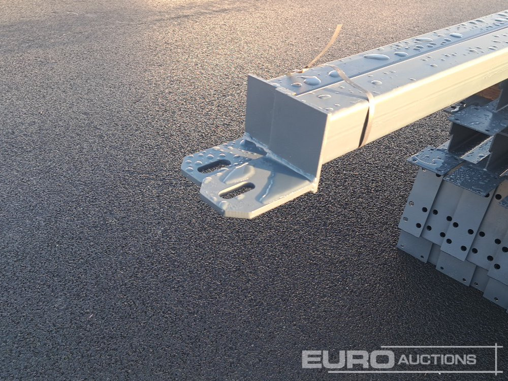 Unused 80' x 30' x 15' Steel Frame Building, 12.5 Roof Pitch, Purlin Cleats, Roof Bracing - Container hus: bild 5 Unused 80' x 30' x 15' Steel Frame Building, 12.5 Roof Pitch, Purlin Cleats, Roof Bracing - Container hus: bild 5