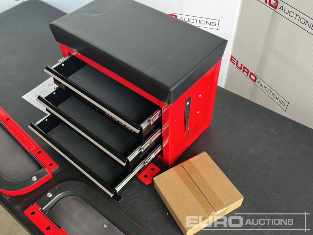 Garage & Verkstadsutrustning Unused Boss Wheeled Stool Tool Box, 3 Drawers, Magnetic Trays: bild 16 Garage & Verkstadsutrustning Unused Boss Wheeled Stool Tool Box, 3 Drawers, Magnetic Trays: bild 16