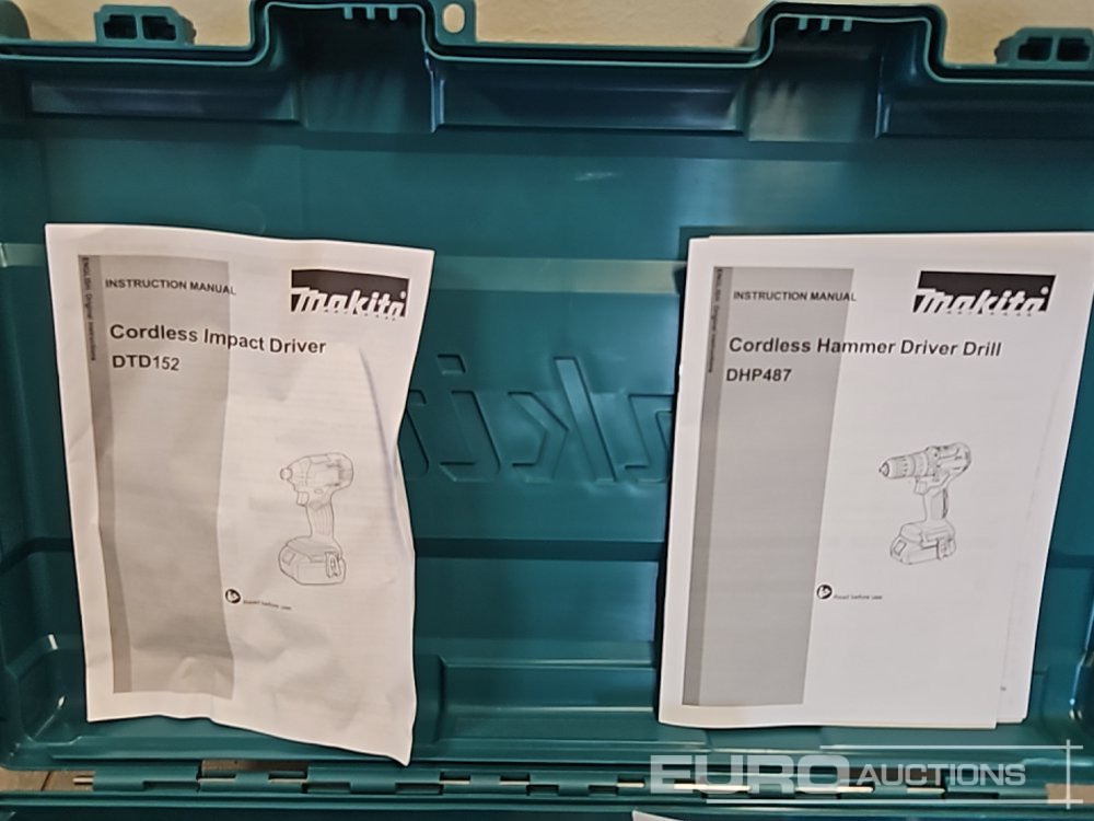 Unused Makita DHP453 18V LXT Combi Dril, Makita DTD152 18V LXT Impact Driver, Battery, Charger, Bit Set - Garage & Verkstadsutrustning: bild 3 Unused Makita DHP453 18V LXT Combi Dril, Makita DTD152 18V LXT Impact Driver, Battery, Charger, Bit Set - Garage & Verkstadsutrustning: bild 3