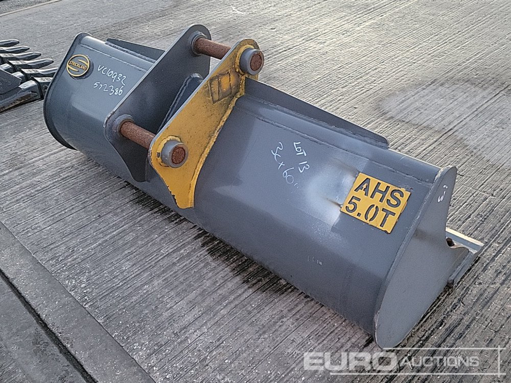 Unused Strickland 60" Ditching Bucket 45mm Pin to suit 4-6 Ton Excavator - Skopa: bild 5 Unused Strickland 60" Ditching Bucket 45mm Pin to suit 4-6 Ton Excavator - Skopa: bild 5