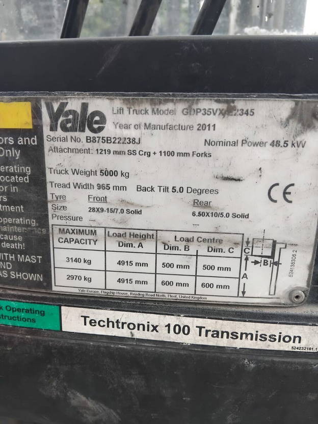 Yale - Motviktstruck: bild 4 Yale - Motviktstruck: bild 4