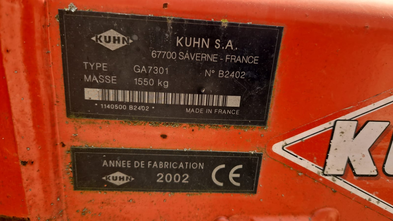 Ranghinatore usato Kuhn GA 7301 - Hövändare: bild 5 Ranghinatore usato Kuhn GA 7301 - Hövändare: bild 5