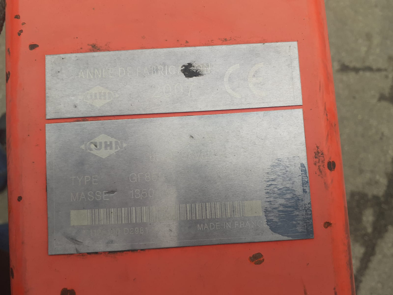 Voltafieno usato Kuhn GF 8501 T - Hövändare: bild 5 Voltafieno usato Kuhn GF 8501 T - Hövändare: bild 5