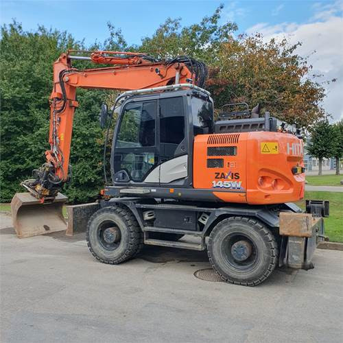 Hitachi ZX145 WT-6 - Grävmaskin på däck: bild 1 Hitachi ZX145 WT-6 - Grävmaskin på däck: bild 1