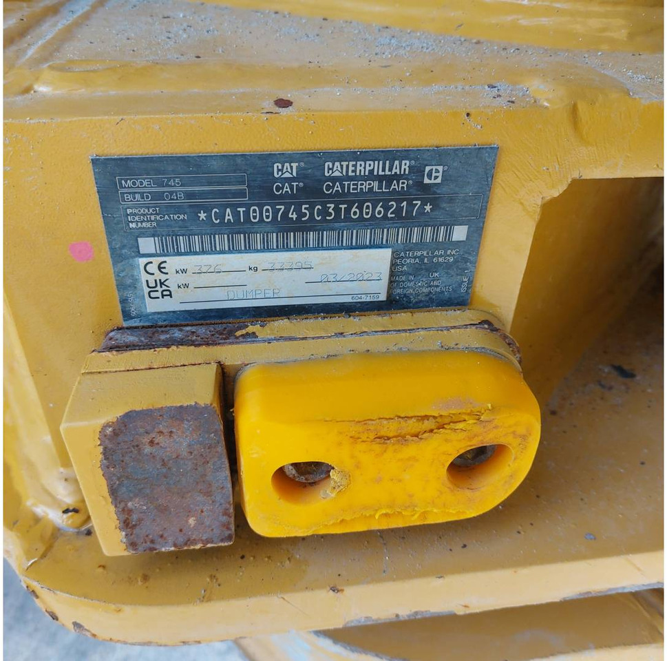 CAT 745 - Ramstyrd dumper: bild 5 CAT 745 - Ramstyrd dumper: bild 5