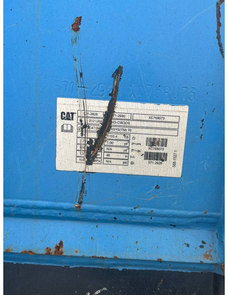 CAT CW20S/HD/1200MM/760L - Grävmaskinsskopa: bild 2 CAT CW20S/HD/1200MM/760L - Grävmaskinsskopa: bild 2