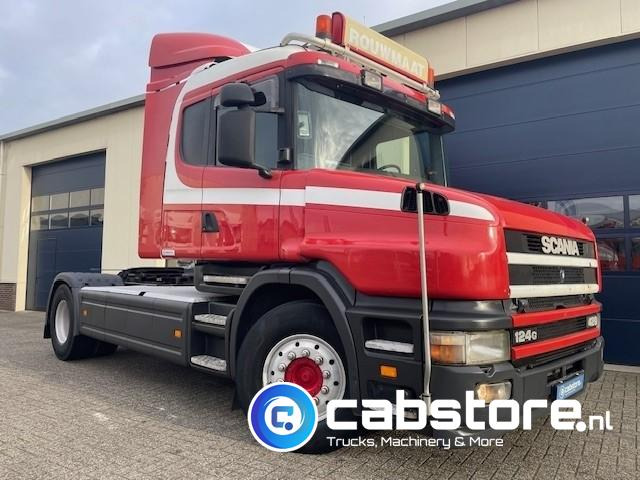Scania T 124 GA 4X2 NA 420 Euro 3 Torpedo - Bouwjaar 2004 - km 1.186.014 - RETARDER - CT19 Cabine - Hydrauliek unit - Handgeschakelde versnellingsbak - Dragbil: bild 1 Scania T 124 GA 4X2 NA 420 Euro 3 Torpedo - Bouwjaar 2004 - km 1.186.014 - RETARDER - CT19 Cabine - Hydrauliek unit - Handgeschakelde versnellingsbak - Dragbil: bild 1