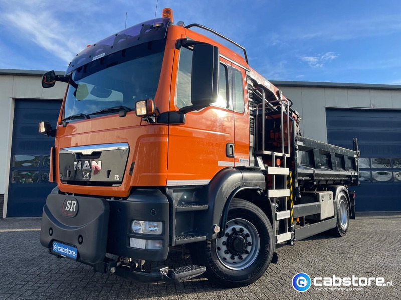 Kranbil MAN TGS 18.320 4X4H BL EEV Euro 5 - ATLAS 126.3E Laadkraan - 2-zijdige kipper - Bouwjaar 2013 - Km 205.974 !! - Good condition - NL Truck: bild 6