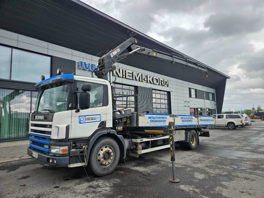 Scania P 94 DB 220 Hiab 135-4 lisähydrauliikalla - Kranbil: bild 1 Scania P 94 DB 220 Hiab 135-4 lisähydrauliikalla - Kranbil: bild 1