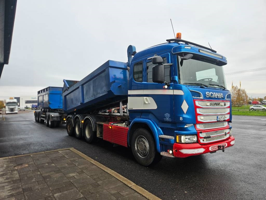 Scania R730 76tn kasettiyhdistelmä - Tippbil lastbil: bild 2 Scania R730 76tn kasettiyhdistelmä - Tippbil lastbil: bild 2