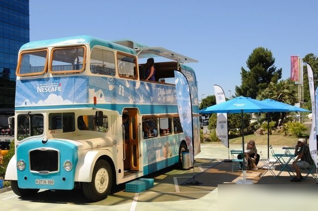 Dubbeldäckare buss British Bus Mobile Opening Roof: bild 9