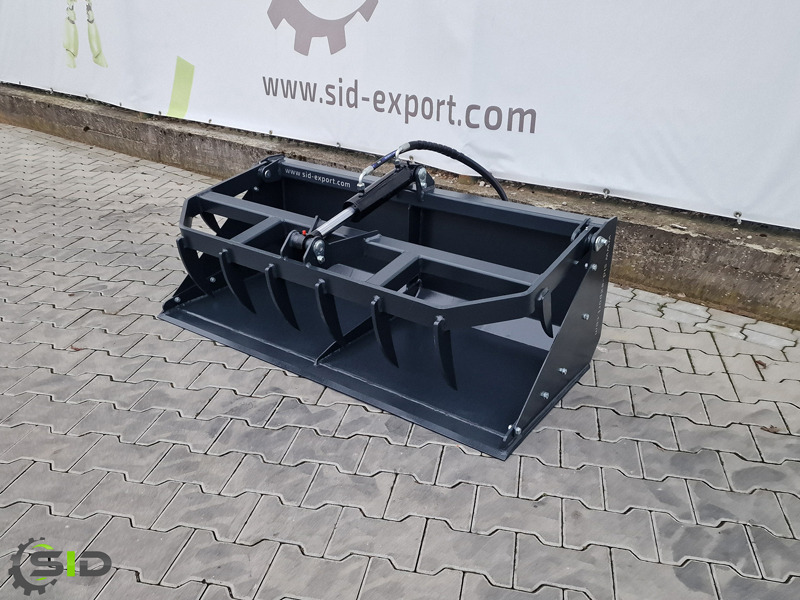 Ny Gripskopa för Minitraktor SID Greifschaufel mini geb. Zinken / BMS Mini / Grab bucket Mini burned tines 1,0 m: bild 7