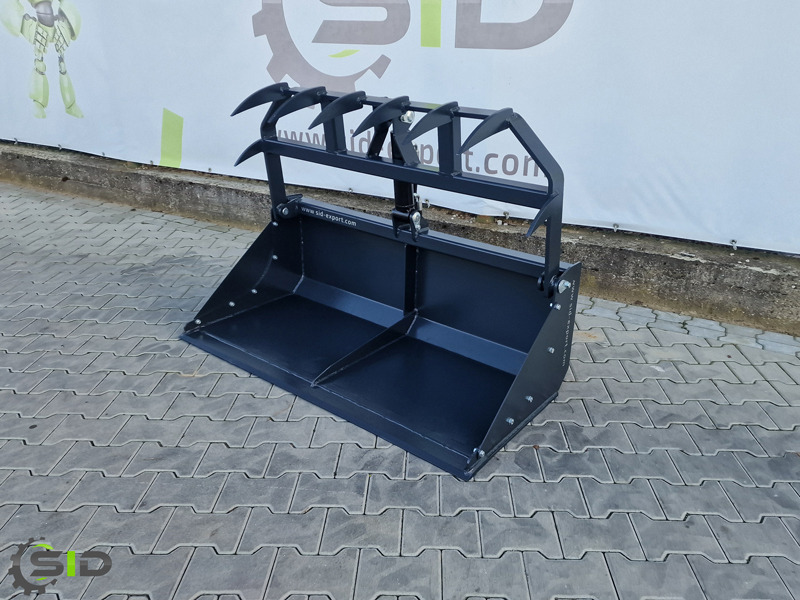 Ny Gripskopa för Minitraktor SID Greifschaufel mini geb. Zinken / BMS Mini / Grab bucket Mini burned tines 1,0 m: bild 10