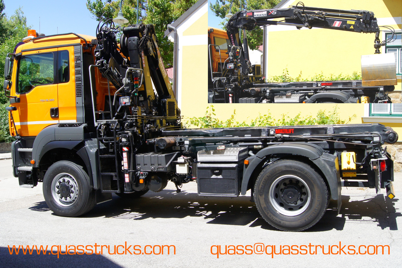 MAN TGA 18.360 BL 4x4/Euro4/TÜV/HIAB 111 korbfähig/MULTILIFT/Winterdienst - Lastbil med kabelsystem, Kranbil: bild 3 MAN TGA 18.360 BL 4x4/Euro4/TÜV/HIAB 111 korbfähig/MULTILIFT/Winterdienst - Lastbil med kabelsystem, Kranbil: bild 3