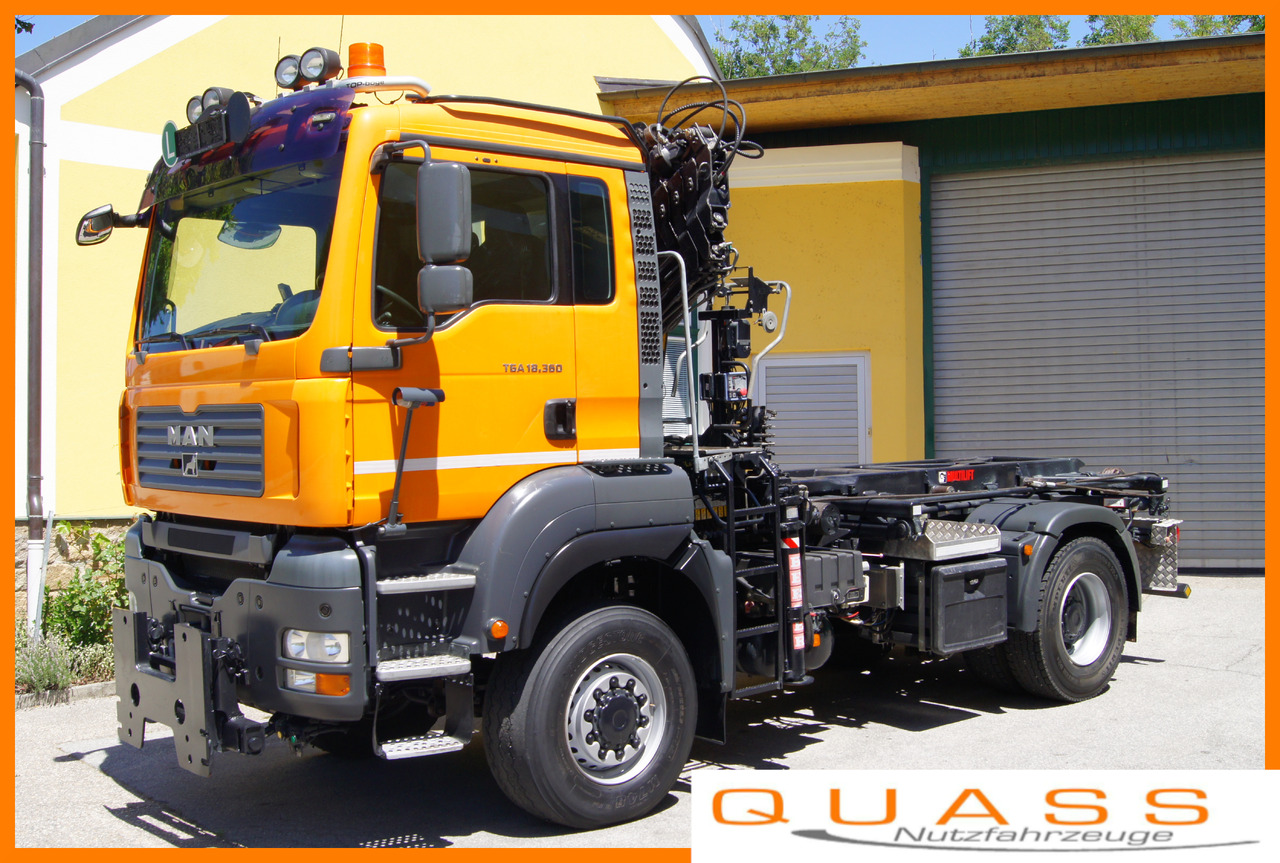 MAN TGA 18.360 BL 4x4/Euro4/TÜV/HIAB 111 korbfähig/MULTILIFT/Winterdienst - Tippbil lastbil, Kranbil: bild 1 MAN TGA 18.360 BL 4x4/Euro4/TÜV/HIAB 111 korbfähig/MULTILIFT/Winterdienst - Tippbil lastbil, Kranbil: bild 1