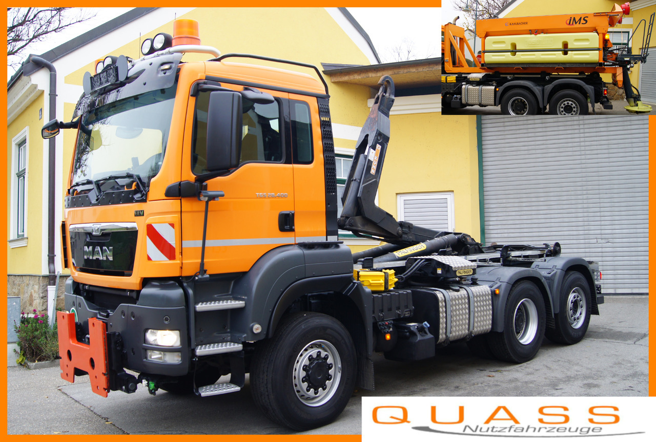 MAN TGS 28.400 BL 6x4-4/TÜV/PALIFT/Winterdienst/Salzstreuer/Streuer/Schneepflug - Plogbil: bild 1 MAN TGS 28.400 BL 6x4-4/TÜV/PALIFT/Winterdienst/Salzstreuer/Streuer/Schneepflug - Plogbil: bild 1