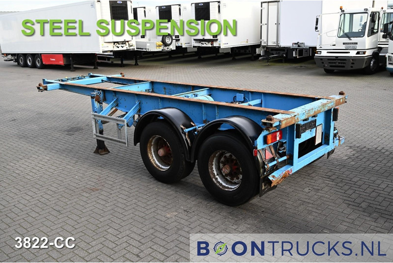KOHLER CS 20/2 CHASSIS | 20ft * STEEL SUSPENSION * BPW / DRUM * 9x AVAILABLE - Containerbil/ Växelflak semitrailer: bild 2 KOHLER CS 20/2 CHASSIS | 20ft * STEEL SUSPENSION * BPW / DRUM * 9x AVAILABLE - Containerbil/ Växelflak semitrailer: bild 2