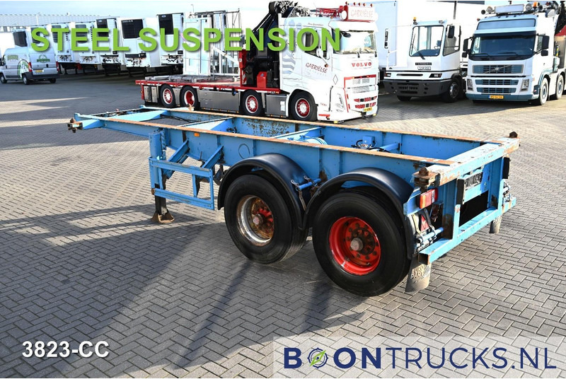KOHLER CS 20/2 CHASSIS | 20ft * STEEL SUSPENSION * BPW / DRUM * 9x AVAILABLE - Containerbil/ Växelflak semitrailer: bild 2 KOHLER CS 20/2 CHASSIS | 20ft * STEEL SUSPENSION * BPW / DRUM * 9x AVAILABLE - Containerbil/ Växelflak semitrailer: bild 2