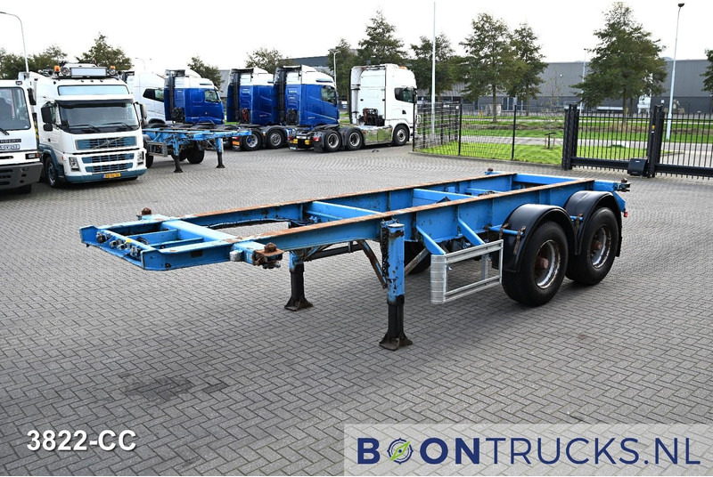 KOHLER CS 20/2 CHASSIS | 20ft * STEEL SUSPENSION * BPW / DRUM * 9x AVAILABLE - Containerbil/ Växelflak semitrailer: bild 4 KOHLER CS 20/2 CHASSIS | 20ft * STEEL SUSPENSION * BPW / DRUM * 9x AVAILABLE - Containerbil/ Växelflak semitrailer: bild 4