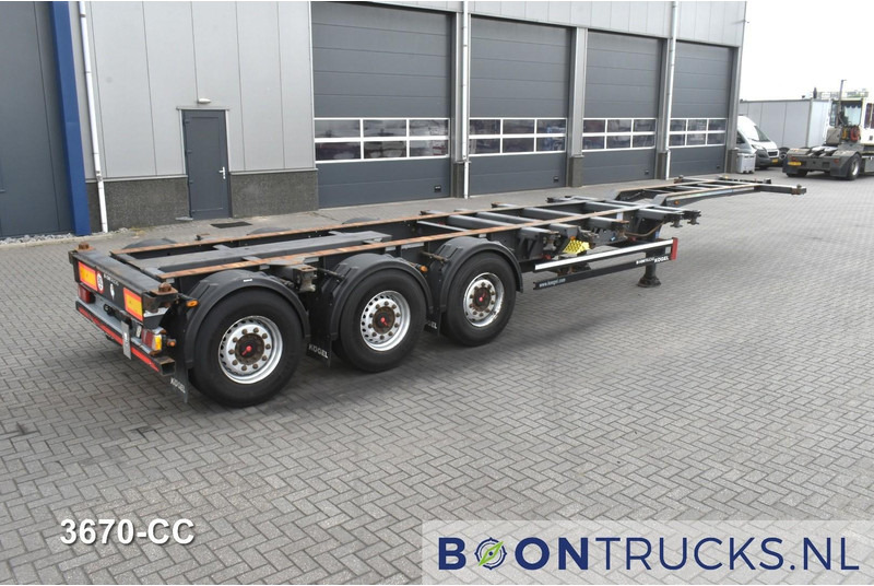 Kögel PORT 40 SIMPLEX 20 | 2x20-30-40ft HC * LIFT AXLE * SAF / DISC * EXTENDABLE REAR * MOT 02-2026 - Containerbil/ Växelflak semitrailer: bild 1 Kögel PORT 40 SIMPLEX 20 | 2x20-30-40ft HC * LIFT AXLE * SAF / DISC * EXTENDABLE REAR * MOT 02-2026 - Containerbil/ Växelflak semitrailer: bild 1