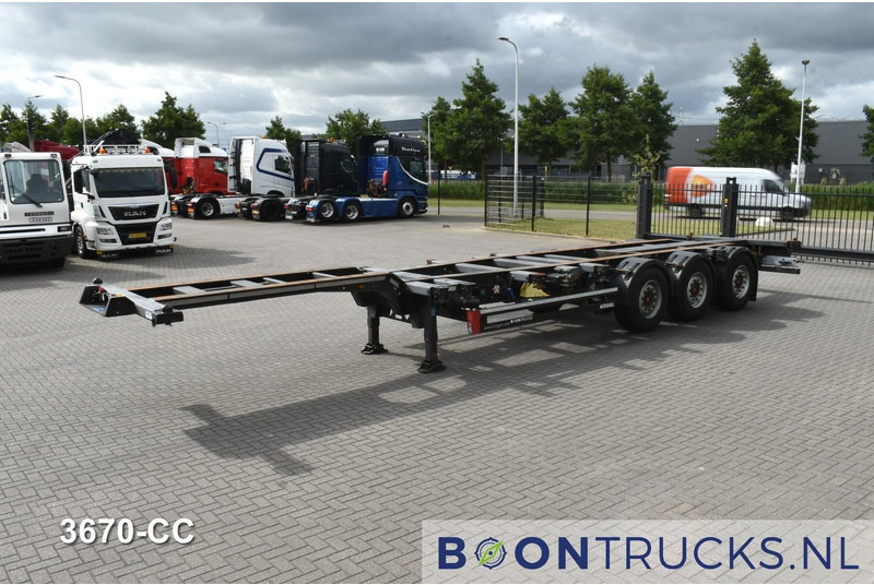 Kögel PORT 40 SIMPLEX 20 | 2x20-30-40ft HC * LIFT AXLE * SAF / DISC * EXTENDABLE REAR * MOT 02-2026 - Containerbil/ Växelflak semitrailer: bild 5 Kögel PORT 40 SIMPLEX 20 | 2x20-30-40ft HC * LIFT AXLE * SAF / DISC * EXTENDABLE REAR * MOT 02-2026 - Containerbil/ Växelflak semitrailer: bild 5