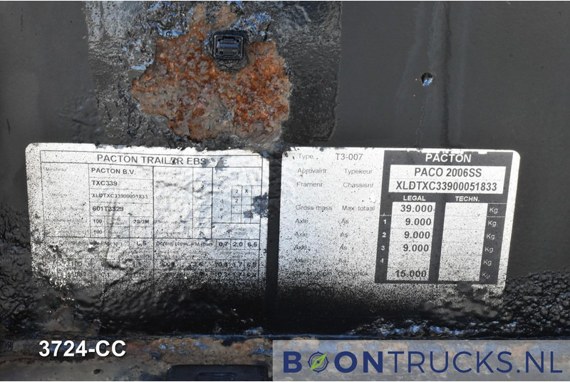 Containerbil/ Växelflak semitrailer Pacton T3-007 | 2x20-40-45ft HC * LIFT AXLE * BPW * NL TRAILER: bild 20 Containerbil/ Växelflak semitrailer Pacton T3-007 | 2x20-40-45ft HC * LIFT AXLE * BPW * NL TRAILER: bild 20