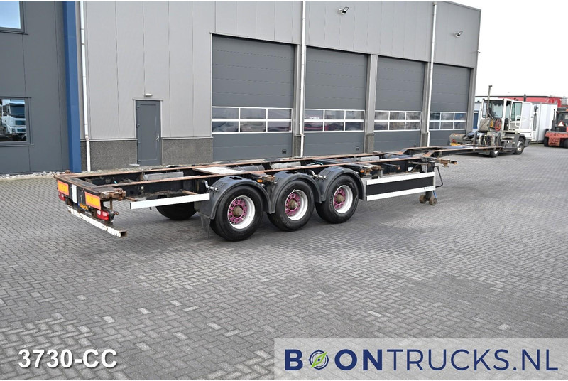 Pacton T3-007 2x20-40-45ft HC * LIFT AXLE * BPW * NL TRAILER - Containerbil/ Växelflak semitrailer: bild 1 Pacton T3-007 2x20-40-45ft HC * LIFT AXLE * BPW * NL TRAILER - Containerbil/ Växelflak semitrailer: bild 1
