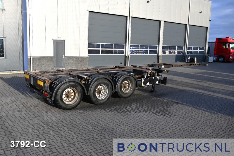 Pacton T3-010 2x20-30-40-45ft HC * 2x EXTENDABLE * 1x LIFT AXLE * NL TRAILER - Containerbil/ Växelflak semitrailer: bild 1 Pacton T3-010 2x20-30-40-45ft HC * 2x EXTENDABLE * 1x LIFT AXLE * NL TRAILER - Containerbil/ Växelflak semitrailer: bild 1