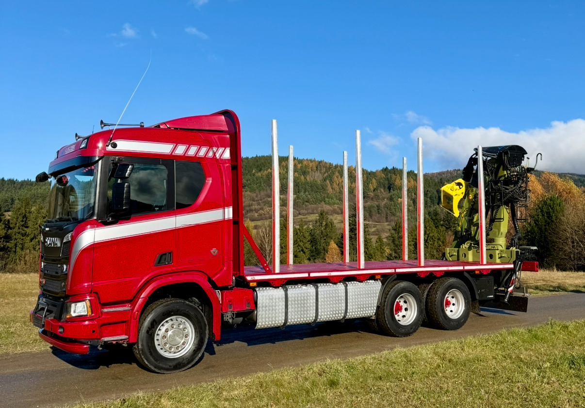 SCANIA R520 XT - Timmerbil, Kranbil: bild 2 SCANIA R520 XT - Timmerbil, Kranbil: bild 2