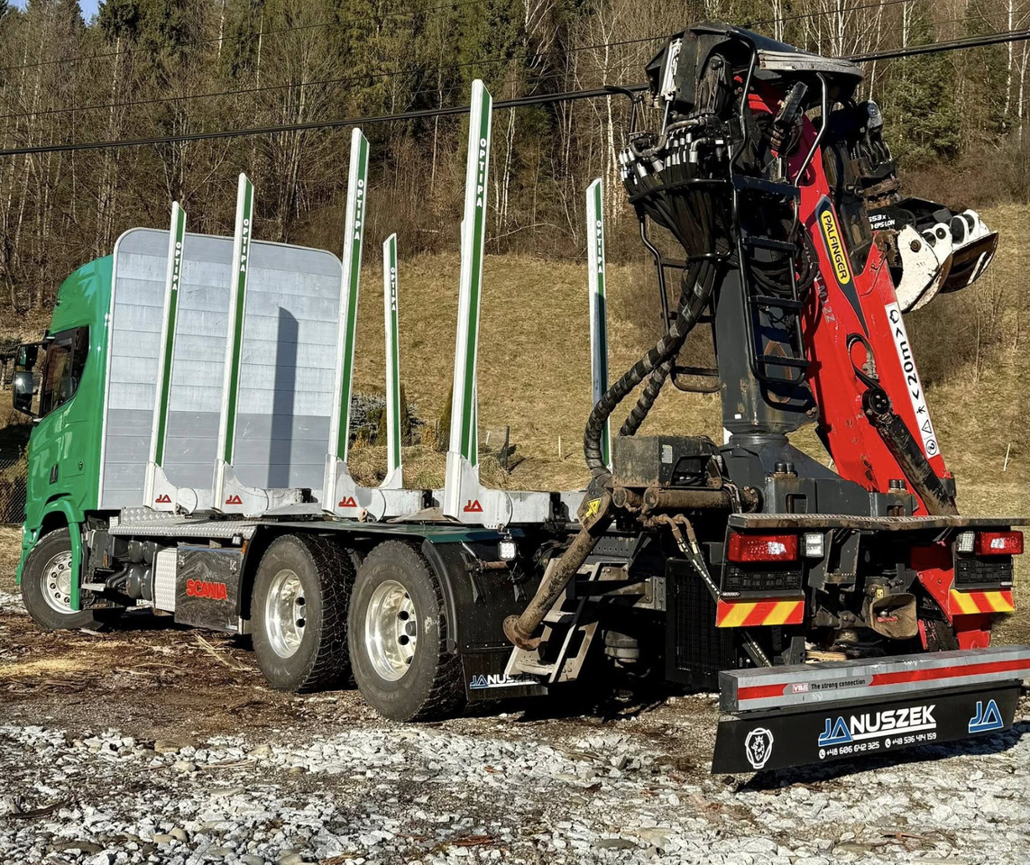 SCANIA R580 - Timmerbil, Kranbil: bild 4 SCANIA R580 - Timmerbil, Kranbil: bild 4