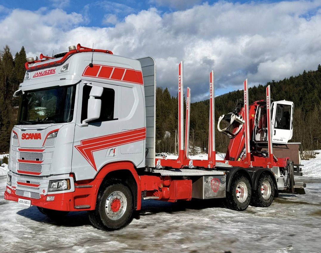SCANIA R580 - Timmerbil: bild 2 SCANIA R580 - Timmerbil: bild 2