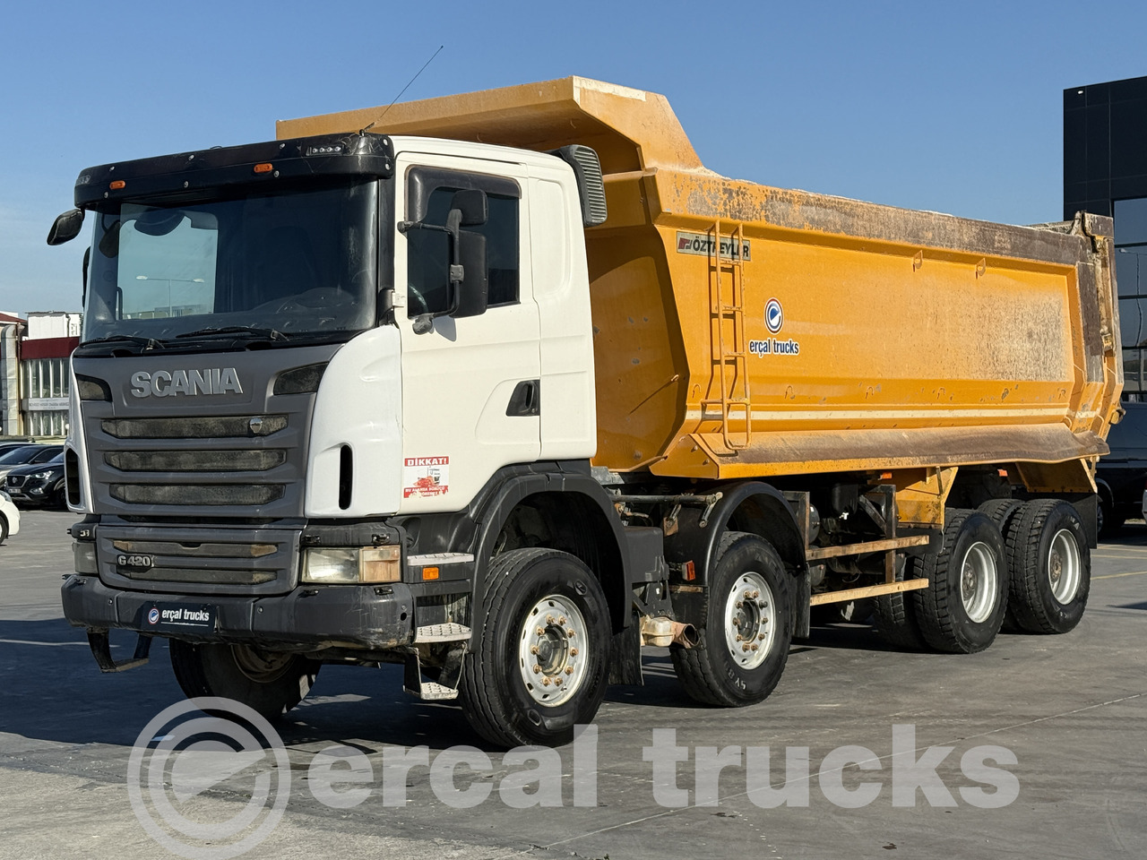 SCANIA 2012 G420/MANUAL-8X4-EURO5-HARDOX TIPPER 11 PCS - Tippbil lastbil: bild 1 SCANIA 2012 G420/MANUAL-8X4-EURO5-HARDOX TIPPER 11 PCS - Tippbil lastbil: bild 1