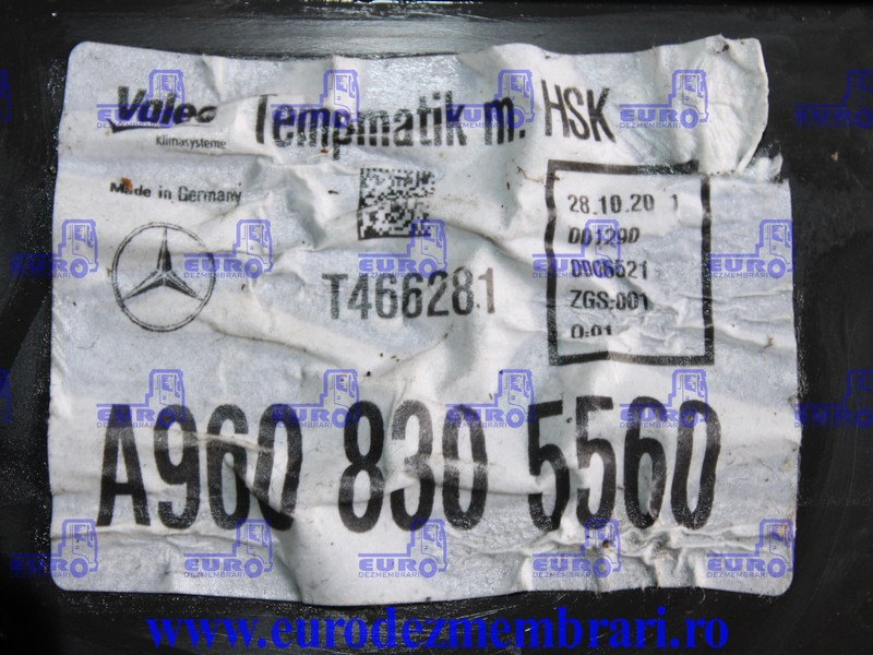 CARCASA SISTEM CLIMATIZARE MERCEDES ACTROS MP4 A9608305560 - A/C reservdel för Lastbil: bild 3 CARCASA SISTEM CLIMATIZARE MERCEDES ACTROS MP4 A9608305560 - A/C reservdel för Lastbil: bild 3