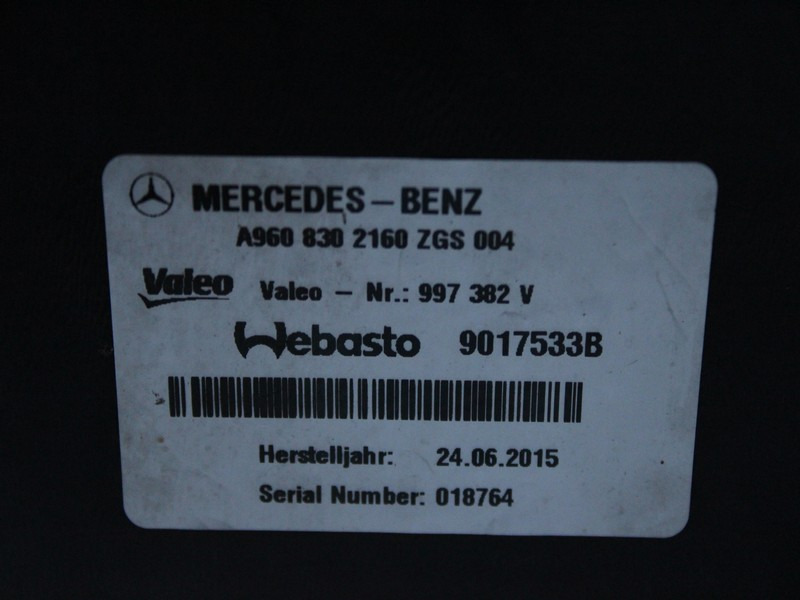 CLIMA STATIONARE MERCEDES ACTROS MP4 A9608302160 - A/C reservdel för Lastbil: bild 3 CLIMA STATIONARE MERCEDES ACTROS MP4 A9608302160 - A/C reservdel för Lastbil: bild 3