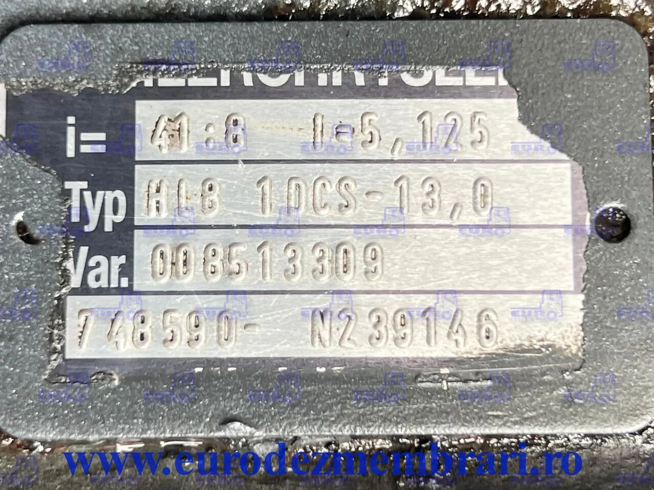 DIFERENTIAL MERCEDES HL8 R=41:8 R=5.125 - Differential för Lastbil: bild 4 DIFERENTIAL MERCEDES HL8 R=41:8 R=5.125 - Differential för Lastbil: bild 4