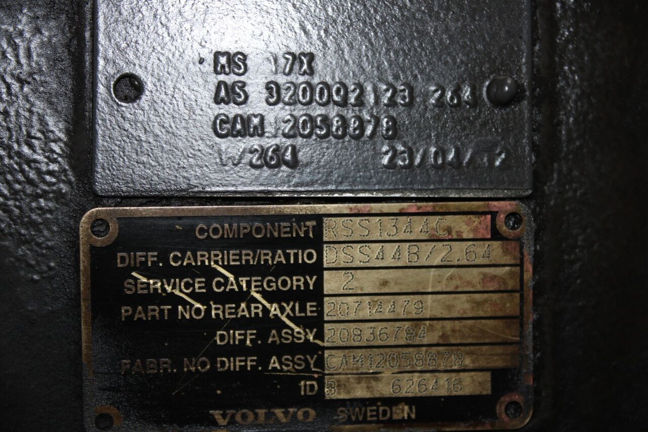 DIFERENTIAL VOLVO MS 17X RSS1344C R=2,64 - Differential för Lastbil: bild 3 DIFERENTIAL VOLVO MS 17X RSS1344C R=2,64 - Differential för Lastbil: bild 3