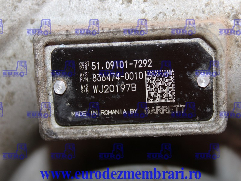 TURBOSUFLANTA MAN D2676 51.09101.7292, 51.09101.7267, 51.09101.7385 - Turbo för Lastbil: bild 3 TURBOSUFLANTA MAN D2676 51.09101.7292, 51.09101.7267, 51.09101.7385 - Turbo för Lastbil: bild 3