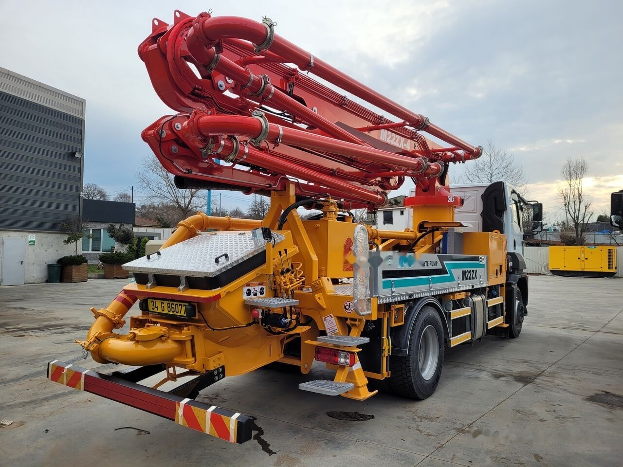 Ny Betongpump Mercedes-Benz New BMS BCP M22 ZX-4 on chassis: bild 29