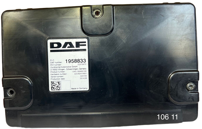 DAF - Kontrollenhet: bild 1 DAF - Kontrollenhet: bild 1