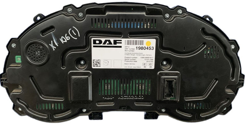 DAF XF 106 - Instrumentbräda: bild 2 DAF XF 106 - Instrumentbräda: bild 2