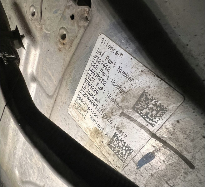 DAF XG - Katalytisk omvandlare: bild 5 DAF XG - Katalytisk omvandlare: bild 5