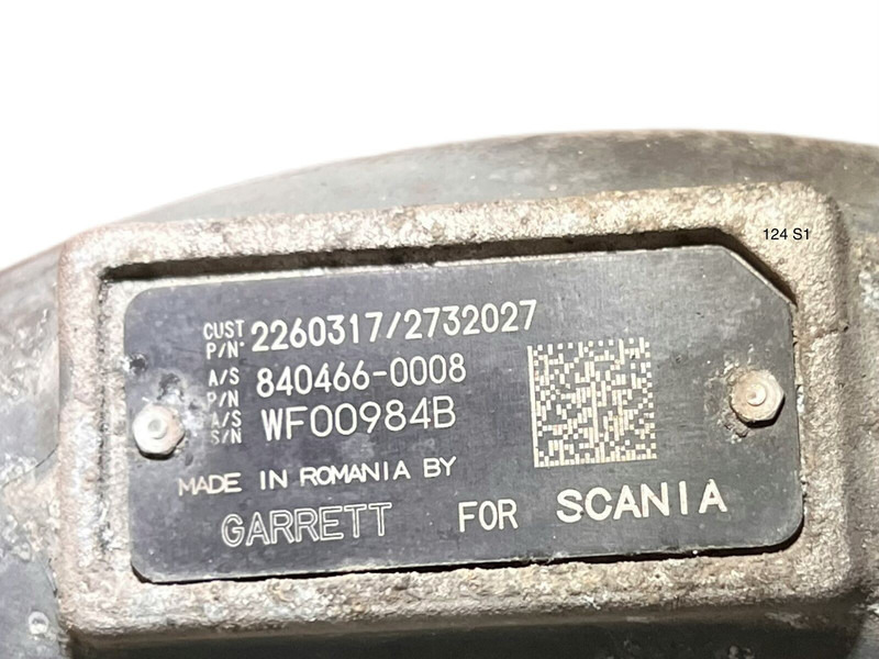 Scania Garrett - Turbo: bild 3 Scania Garrett - Turbo: bild 3