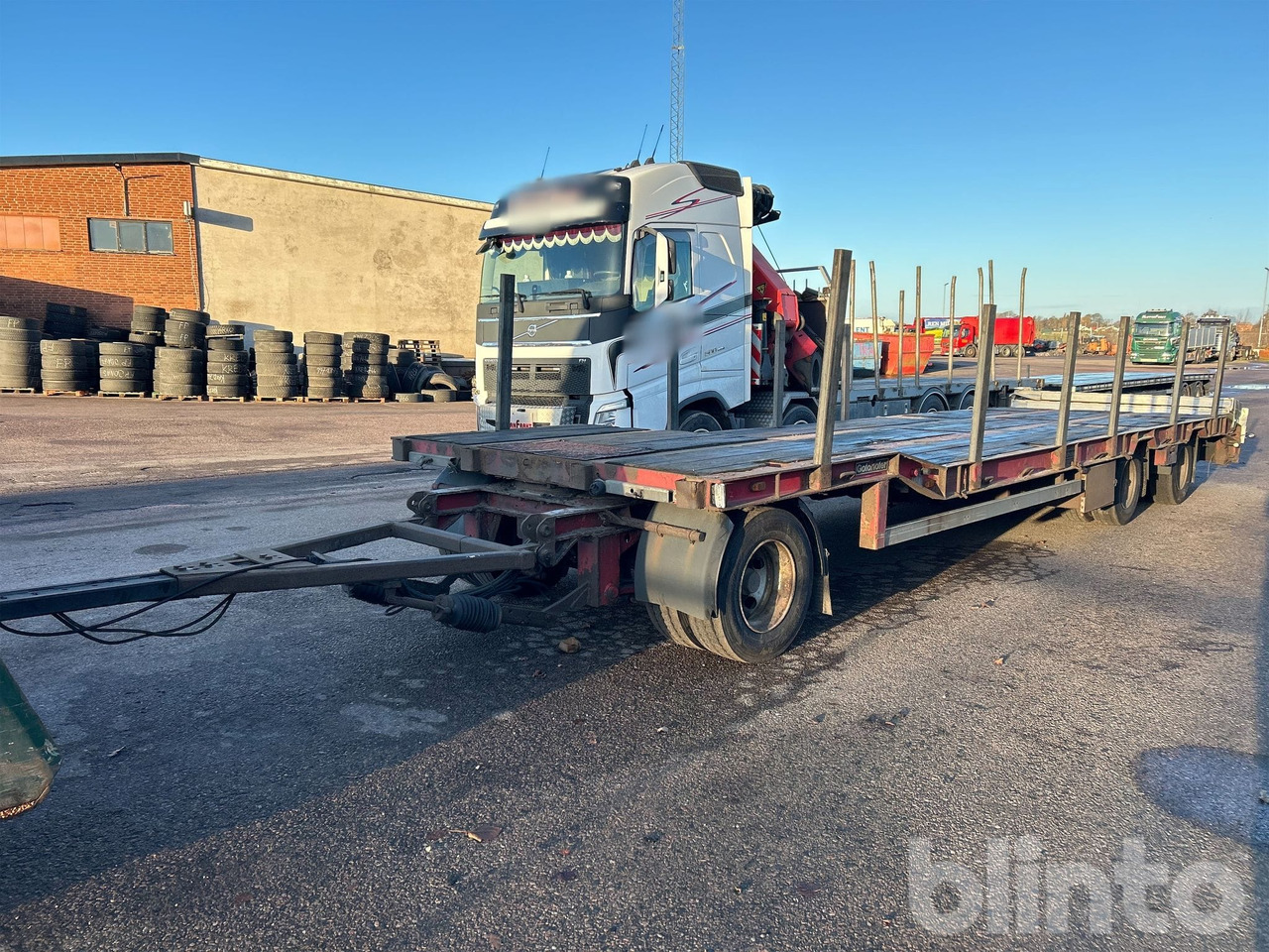 GOLDHOFER TU-L 3-24/80 - Nybesiktigad! - Flaksläp: bild 1 GOLDHOFER TU-L 3-24/80 - Nybesiktigad! - Flaksläp: bild 1