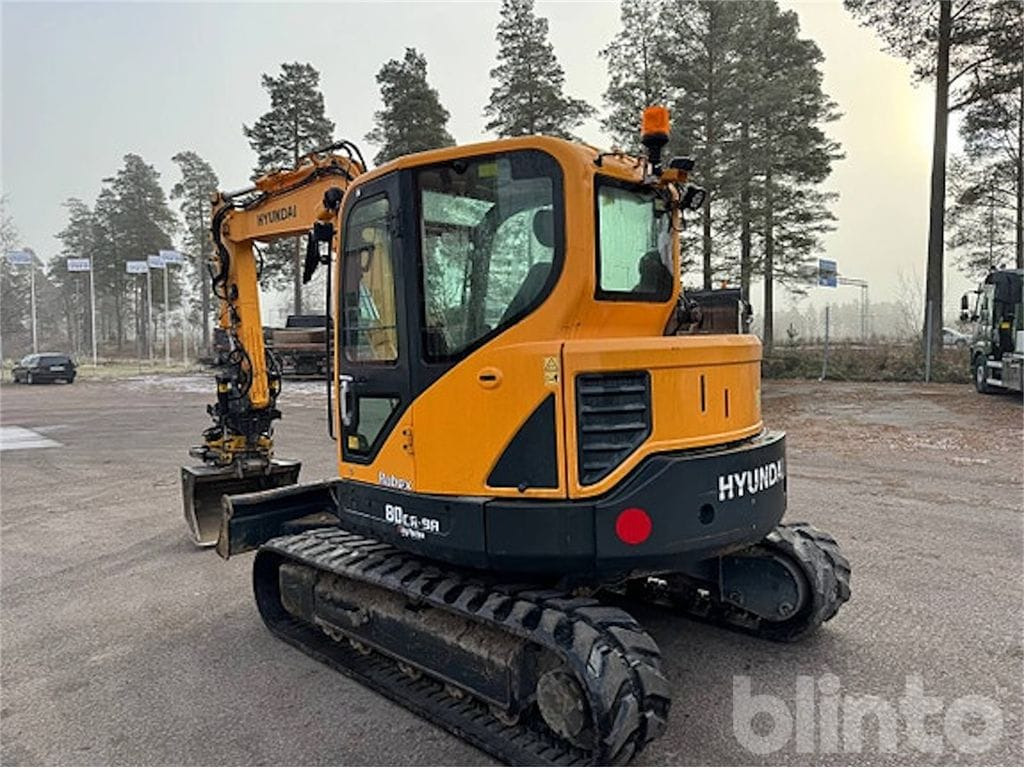 Hyundai Robex 80CR-9A - Bandgrävare: bild 4 Hyundai Robex 80CR-9A - Bandgrävare: bild 4